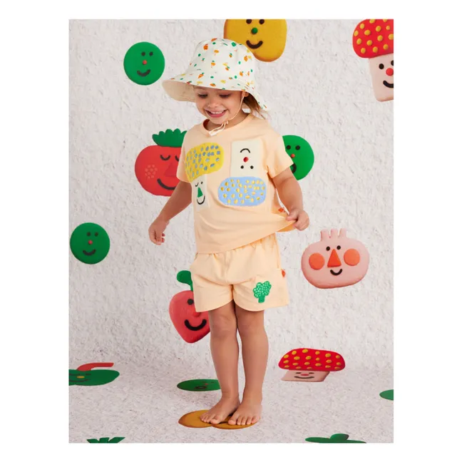 T-shirt Champignons | Abricot