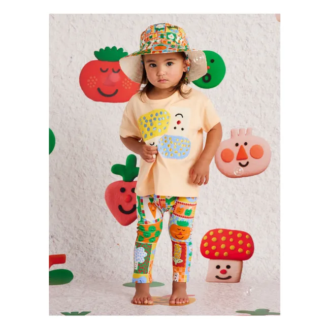 T-shirt Champignons | Abricot