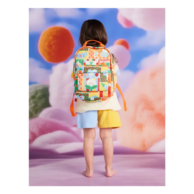 Short Colorblock Eponge | Bleu ciel
