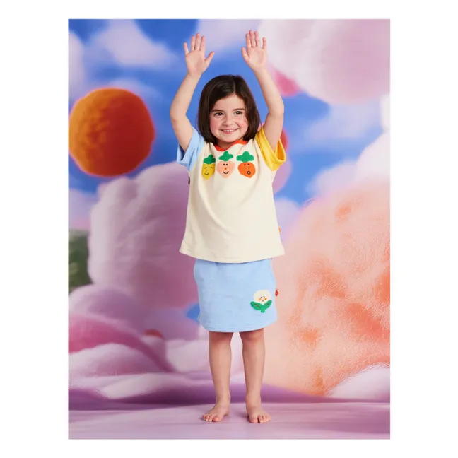 Sponge vegetable T-shirt | Ecru