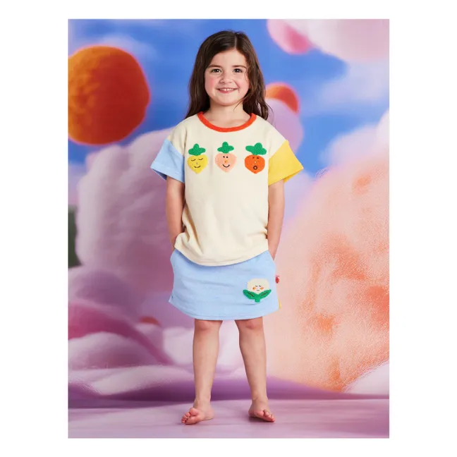 Sponge vegetable T-shirt | Ecru