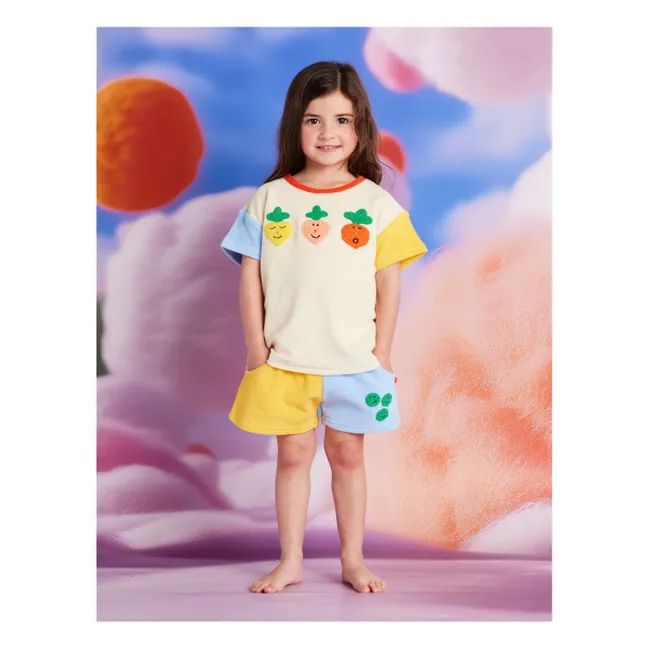 T-shirt Légumes Eponge | Ecru