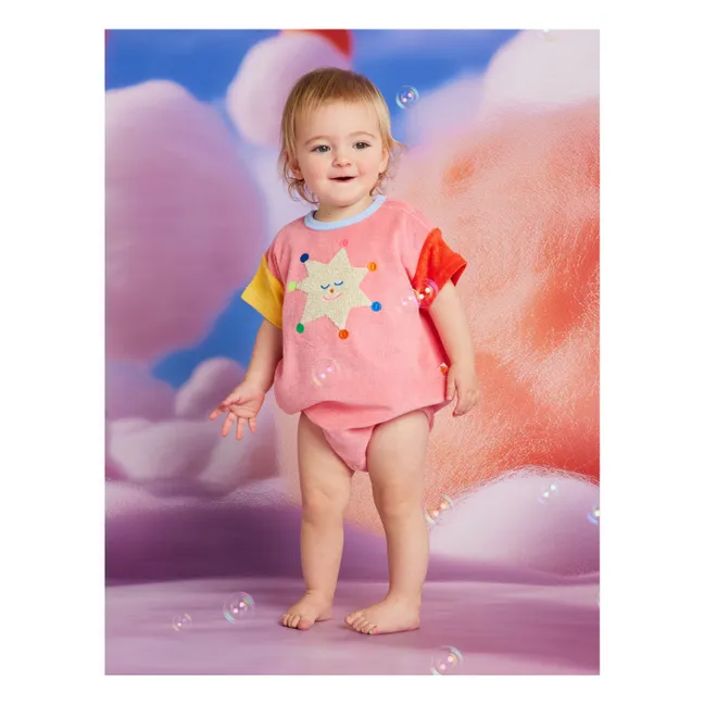 Body de estrellas de rizo | Rosa