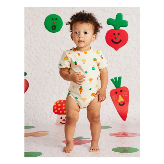 Body Zanahoria Algodón Ecológico | Crudo