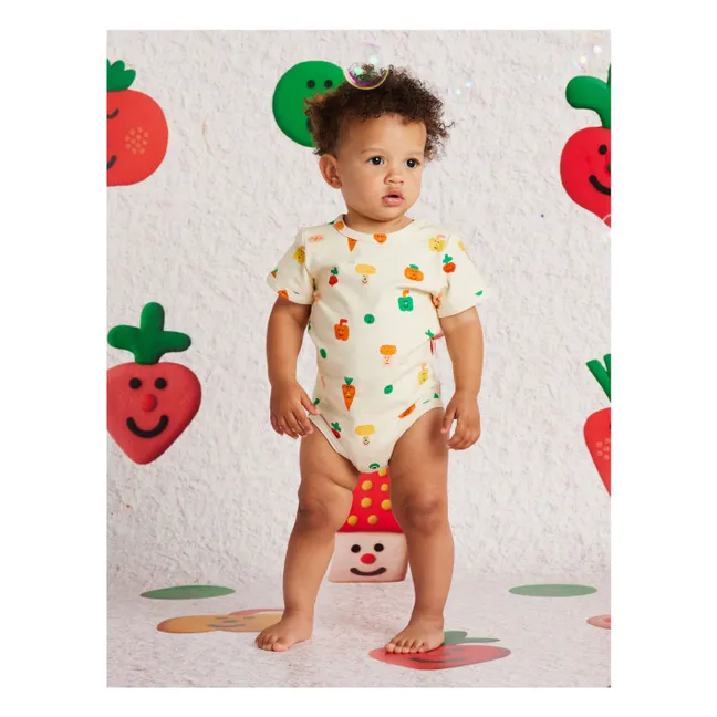 Body Zanahoria Algodón Ecológico | Crudo