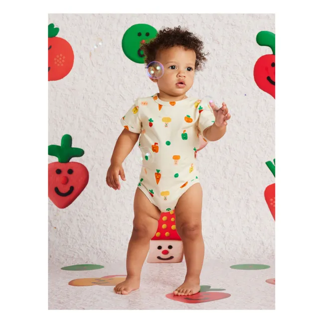 Body Zanahoria Algodón Ecológico | Crudo