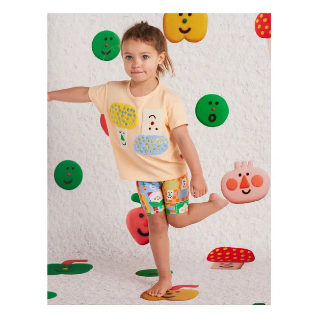 Short Cycliste Légumes Coton Bio | Orange