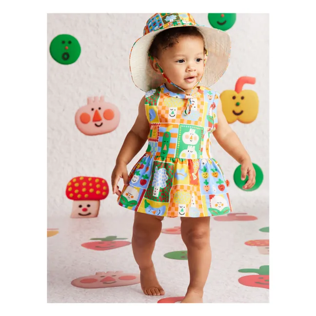 Robe Bloomer Légumes Coton Bio | Orange