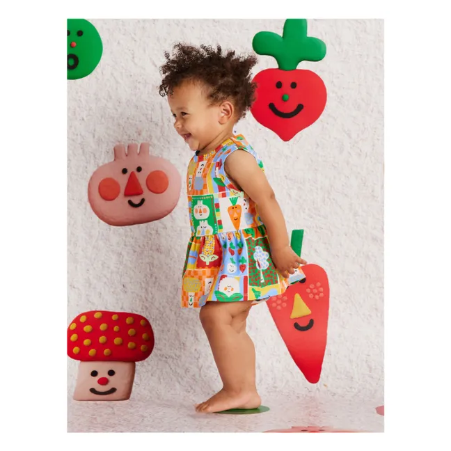 Robe Bloomer Légumes Coton Bio | Orange