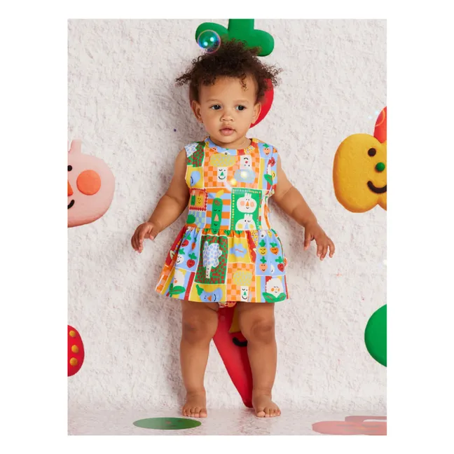 Robe Bloomer Légumes Coton Bio | Orange