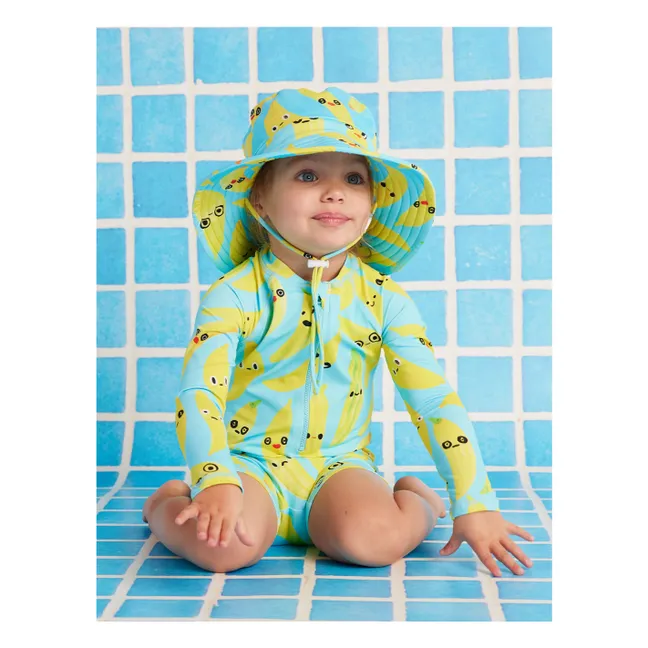 Sombrero Banana Fibra Reciclada | Turquoise