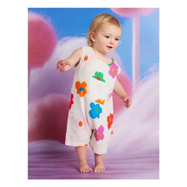 Mono de flores | Marfil