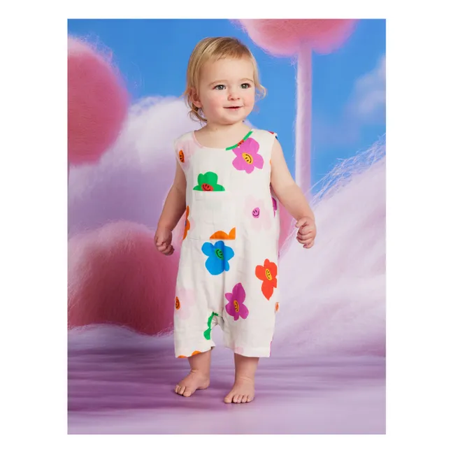 Mono de flores | Marfil