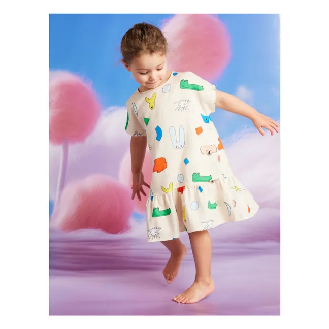 Robe Animaux | Ecru