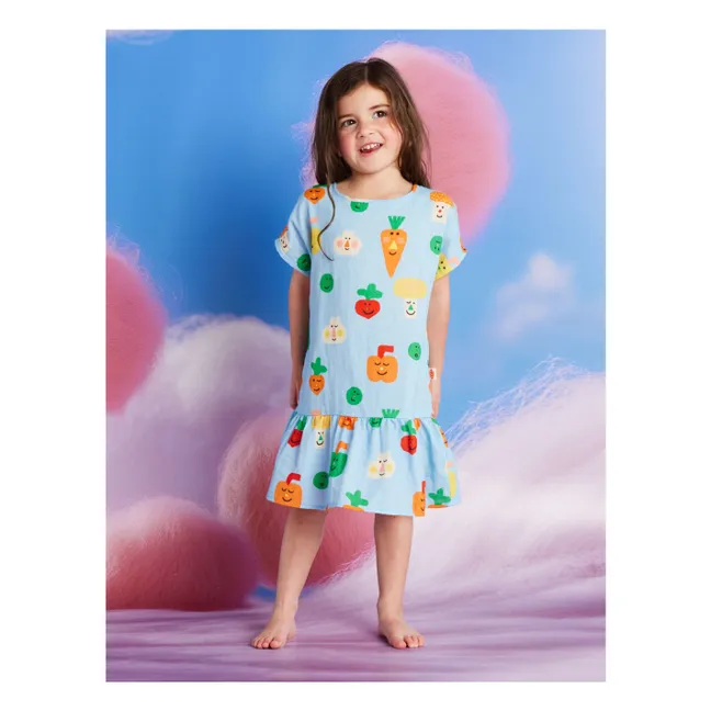 Robe Légumes | Bleu ciel