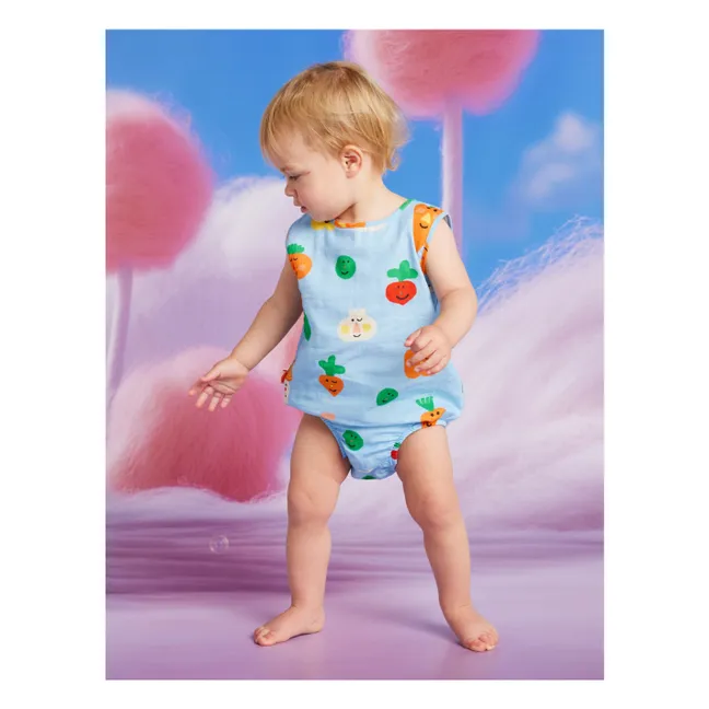 Veggie Barboteuse | Light blue