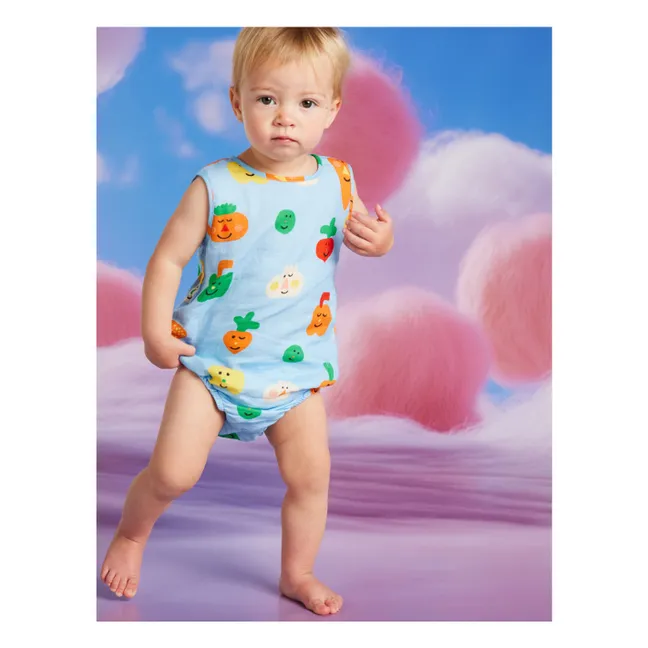 Veggie Barboteuse | Light blue
