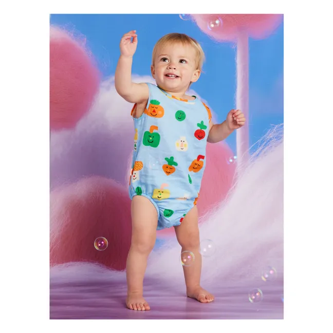 Veggie Barboteuse | Light blue