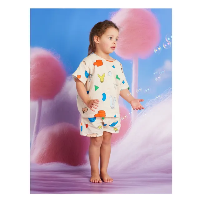 Animal shorts | Ecru