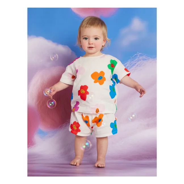 T-shirt Fleurs | Ivoire