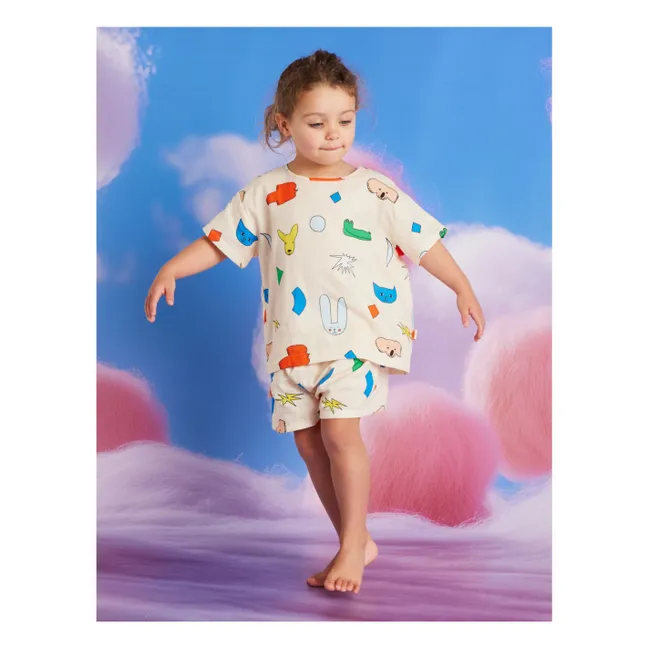 Animal T-shirt | Ecru