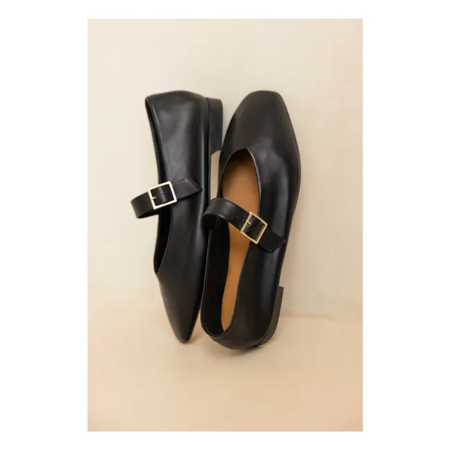 Ballerinas Ouna Leather | Black