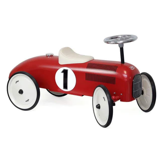 Voiture porteur métal | Rouge