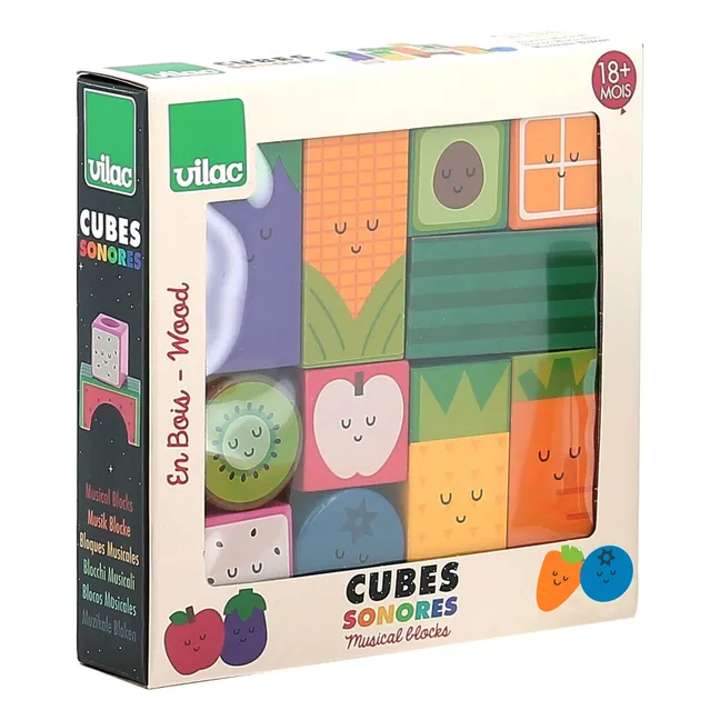 Cubos sonoros de frutas - Andy Westface