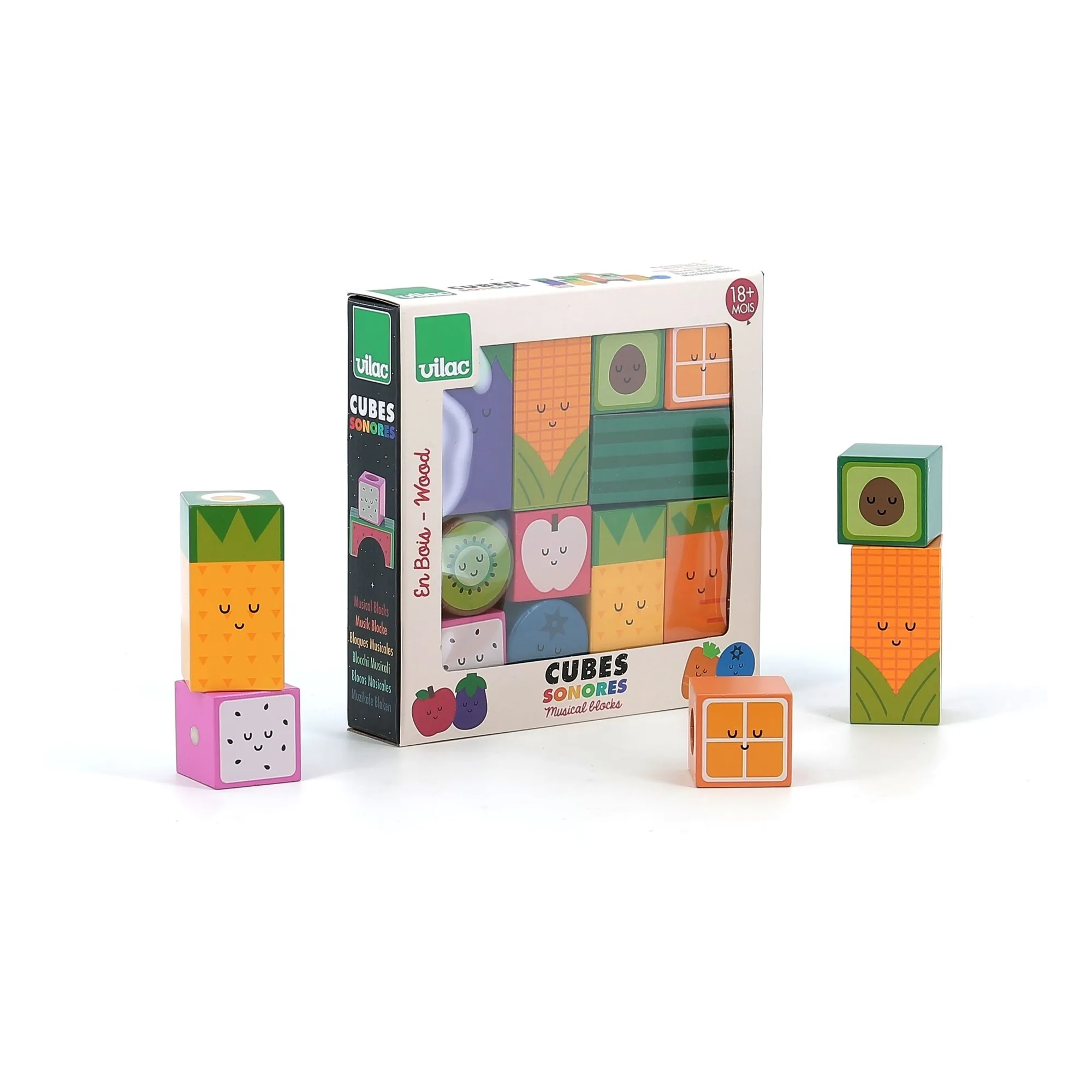 Cubes sonores Fruits - Andy Westface- Image produit n°4