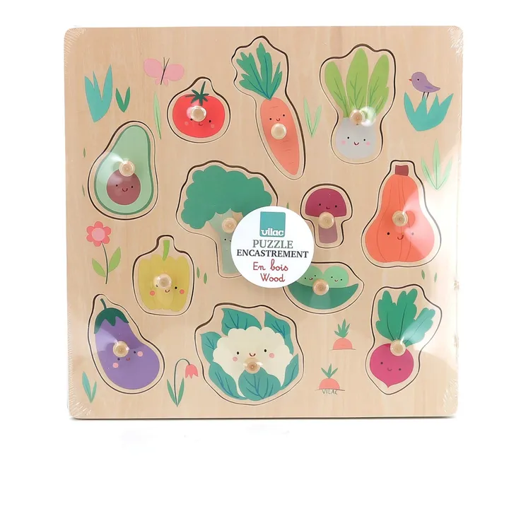 Puzzle empotrado Hortalizas de huerta - Sarah Betz- Imagen del producto n°6