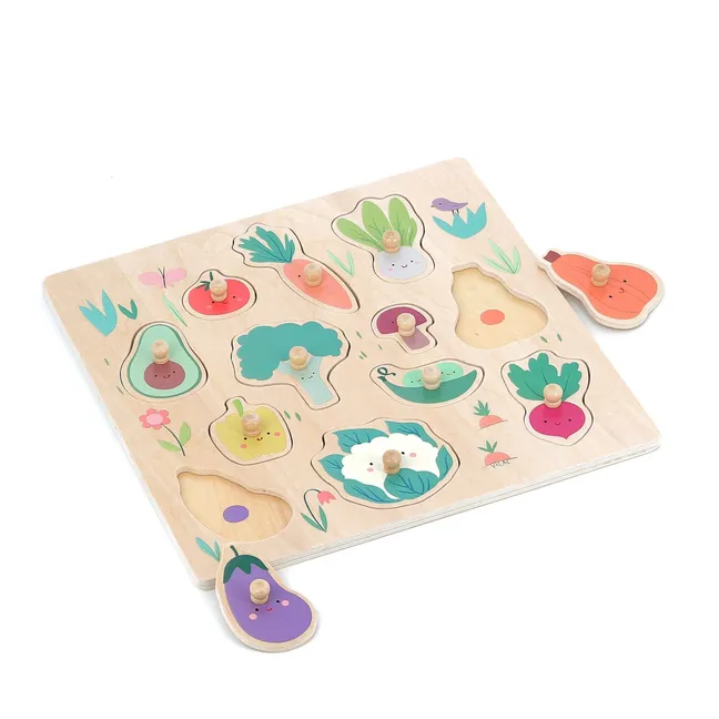 Puzzle à encastrer Les légumes du jardin - Sarah Betz