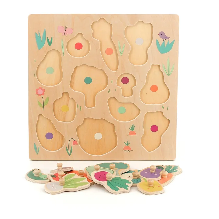 Puzzle empotrado Hortalizas de huerta - Sarah Betz- Imagen del producto n°5