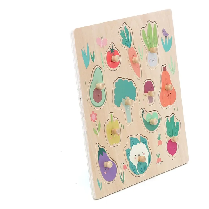 Puzzle empotrado Hortalizas de huerta - Sarah Betz- Imagen del producto n°3