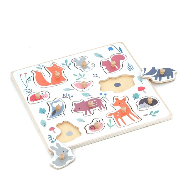 Puzzle de animales del bosque - Sarah Betz