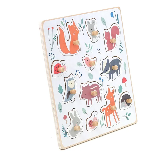 Puzzle de animales del bosque - Sarah Betz