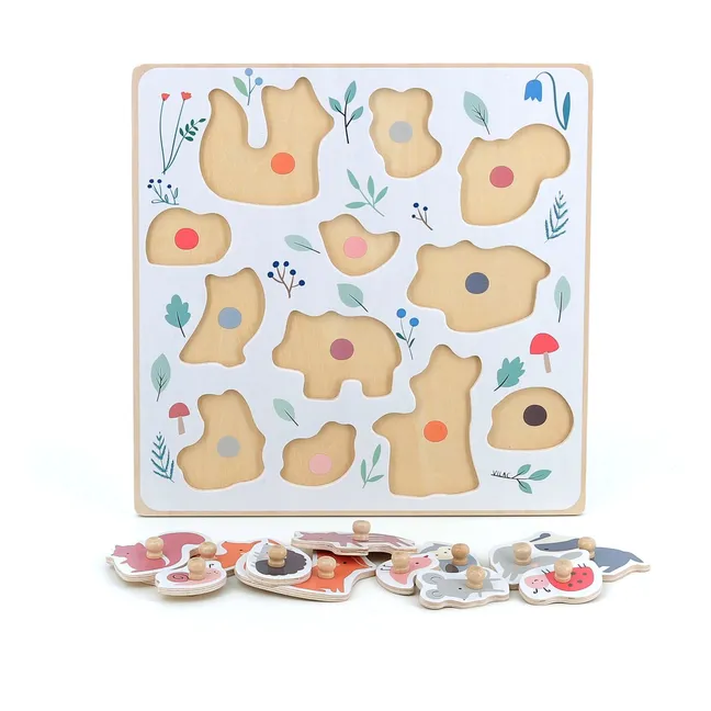 Puzzle de animales del bosque - Sarah Betz