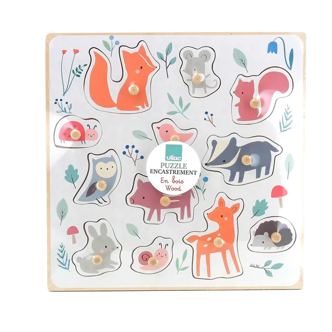 Puzzle de animales del bosque - Sarah Betz