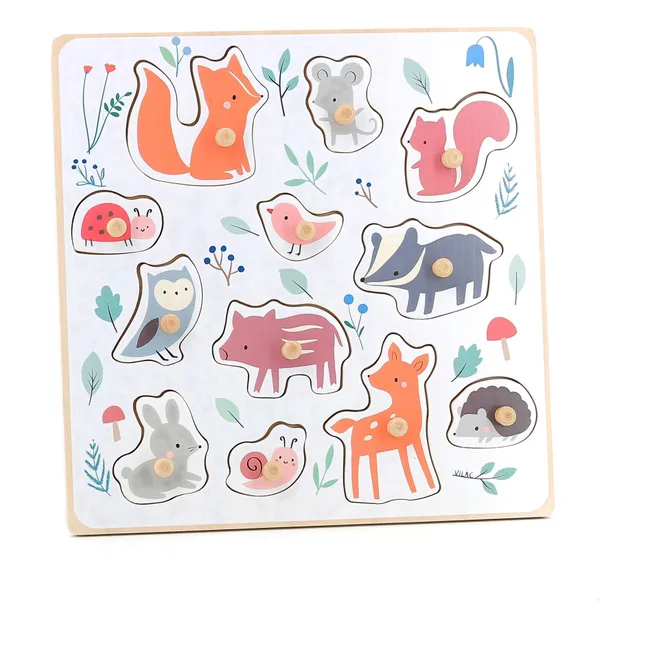 Puzzle à encastrer Les animaux de la forêt - Sarah Betz