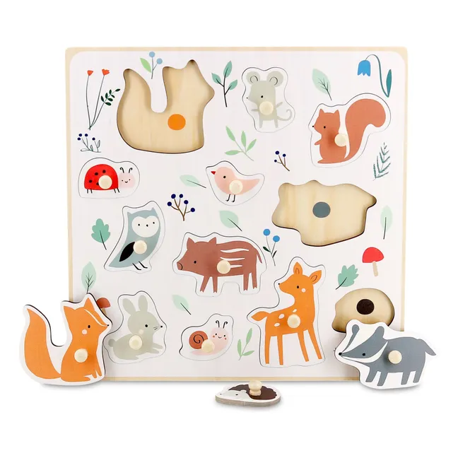 Puzzle à encastrer Les animaux de la forêt - Sarah Betz