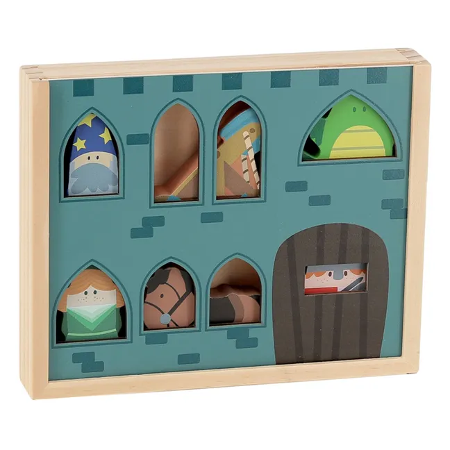 Château fort et personnages 