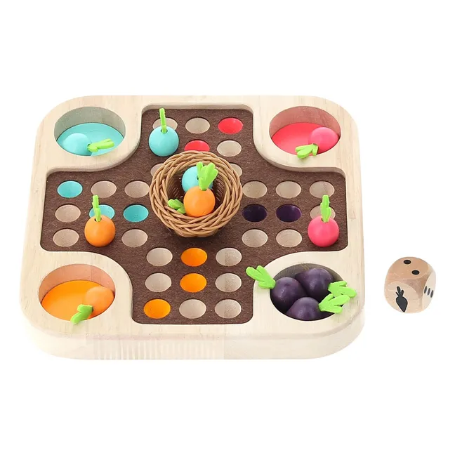 La course du potager - Jeu de petits chevaux
