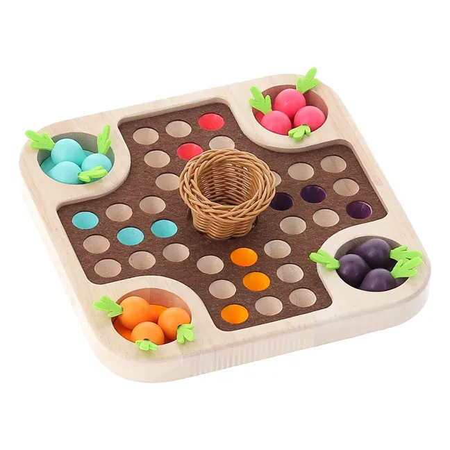 La course du potager - Jeu de petits chevaux