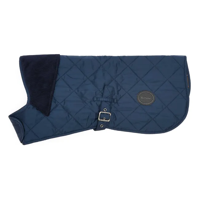 Quilted coat for dogs | Navy blue