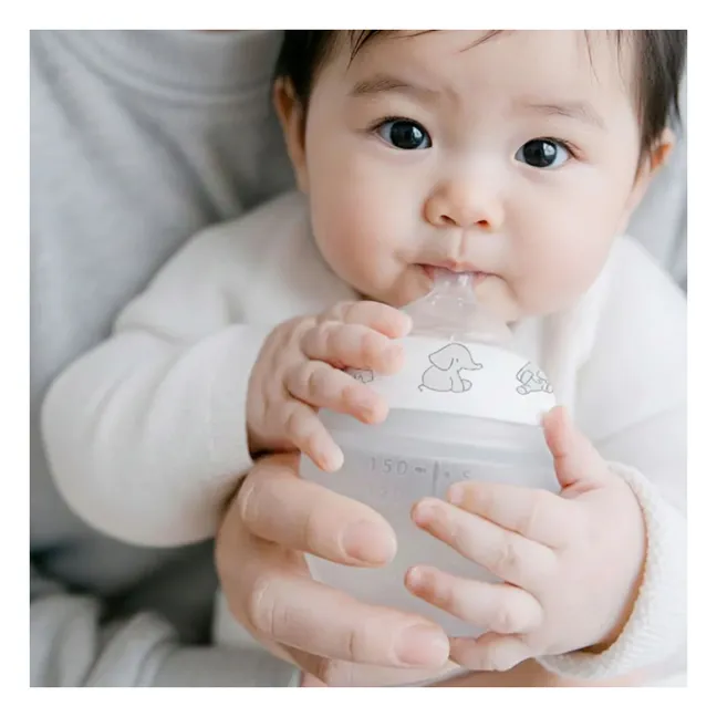 Elephants medical silicone bottle and physiological teat