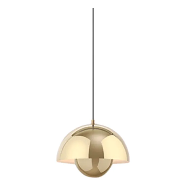 Hängeleuchte Flowerpot VP1, Verner Panton | Gold