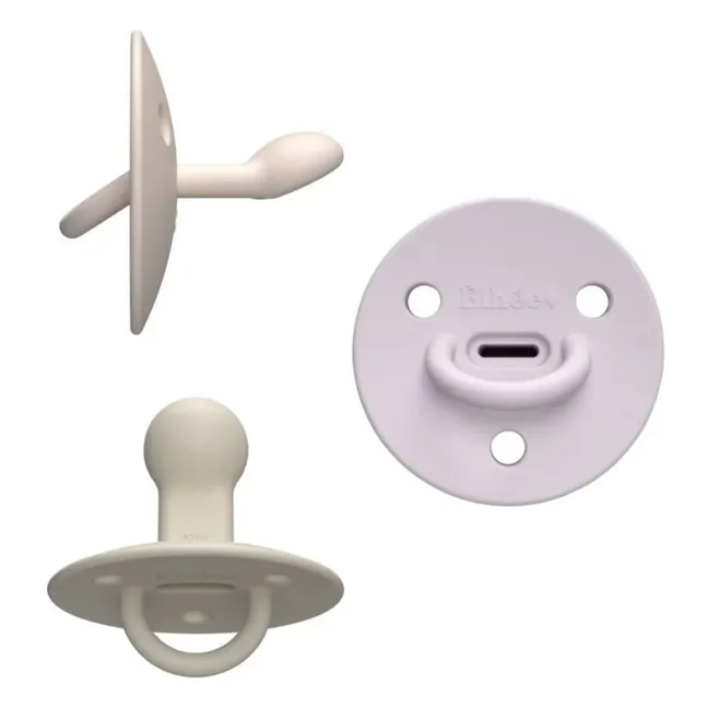 Tétines en silicone médical Choochoo Billie - Set de 3 | Rose