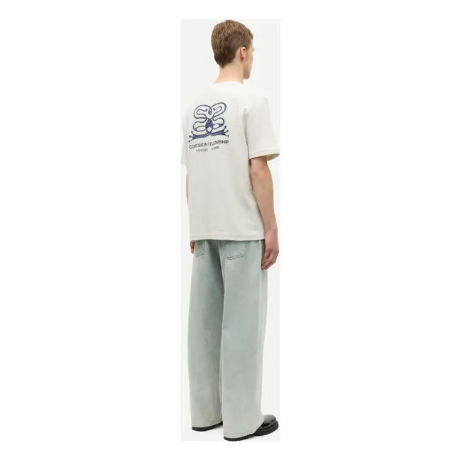 Safellow Camiseta de algodón | Crema