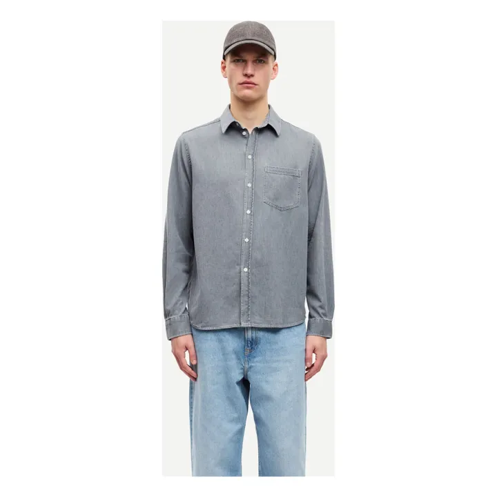 Shirt Saryan P 15248 Organic cotton | Light Blue- Product image n°1