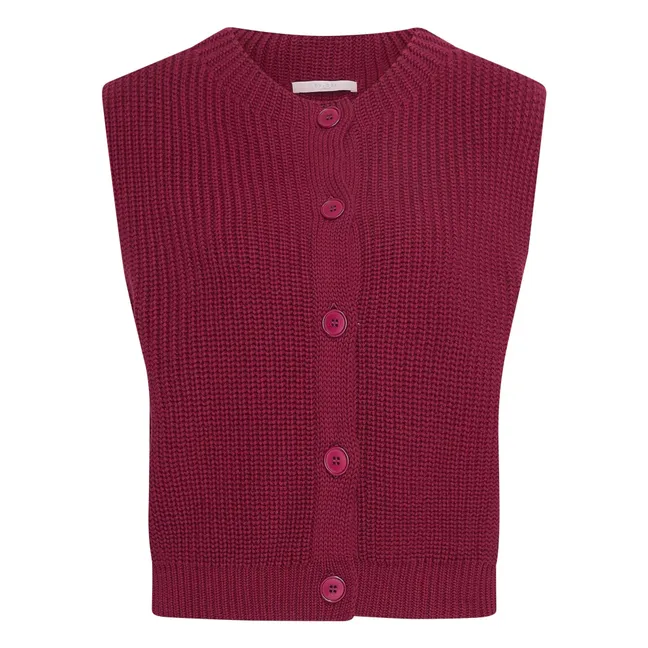 Jersey sin mangas Nori | Burdeos
