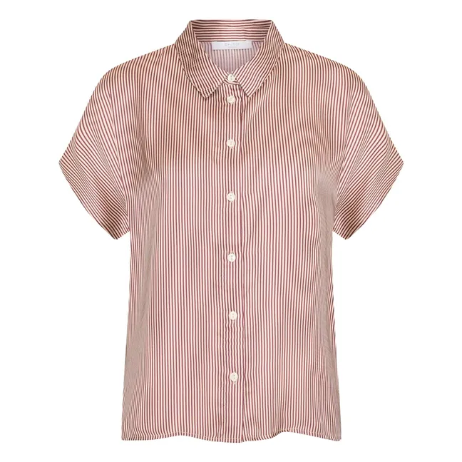Camisa Karly Stripes | Rojo